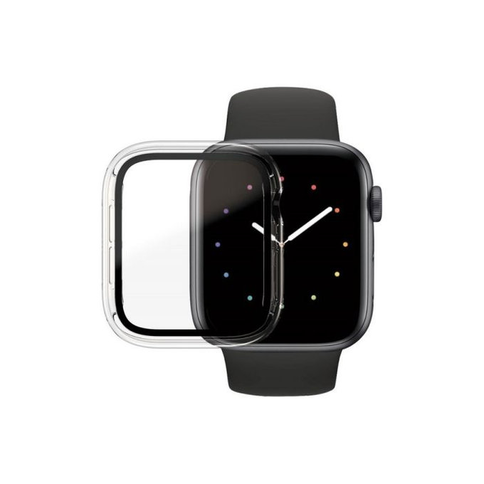 PanzerGlass - Tvrzené Sklo Full Body AB pro Apple Watch 4, 5, 6, SE (1st gen) a SE (2nd gen) 44mm, transparentná