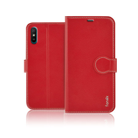 Fonex - Pouzdro Book Identity pro Xiaomi Redmi 9A/9AT, červená