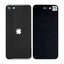 Apple iPhone SE (2nd Gen 2020) - Sklo Zadního Housingu + Sklíčko Zadní Kamery (Black)