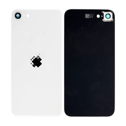 Apple iPhone SE (2nd Gen 2020) - Sklo Zadního Housingu + Sklíčko Zadní Kamery (White)