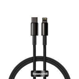 Baseus - Lightning / USB-C Kabel (1m), černá
