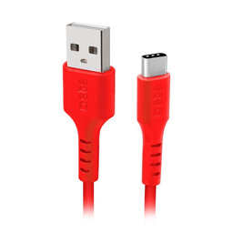SBS - USB-C / USB Kabel (1.5m), červená