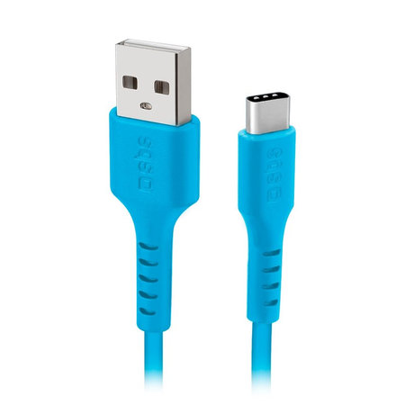 SBS - USB-C / USB Kabel (1.5m), modrá