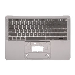 Apple MacBook Air 13" A1932 (2018 - 2019) - Horní Rám Klávesnice + Klávesnice US (Space Gray)