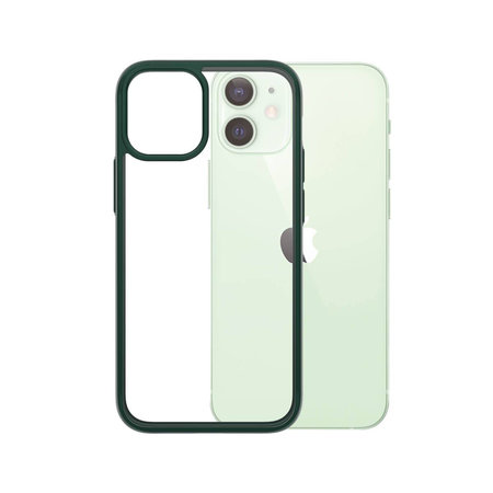 PanzerGlass - Pouzdro ClearCase AB pro iPhone 12 mini, green
