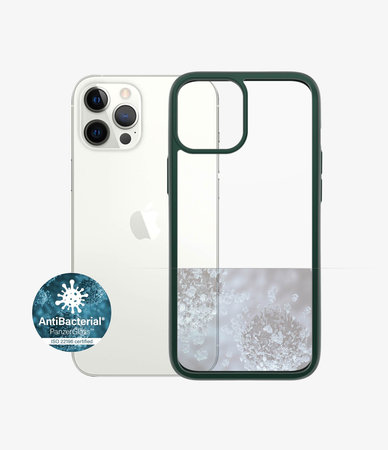 PanzerGlass - Pouzdro ClearCase AB pro iPhone 12 Pro Max, green