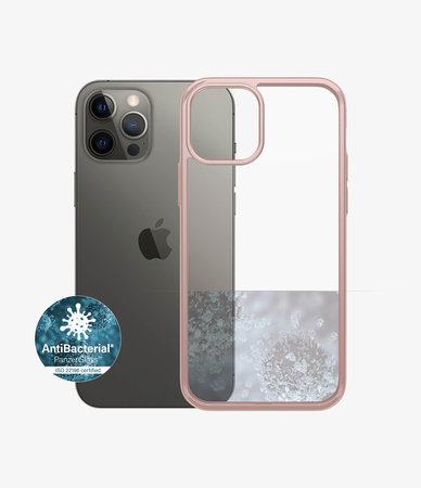 PanzerGlass - Pouzdro ClearCase AB pro iPhone 12/12 Pro, rose gold