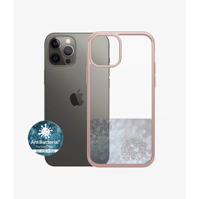 PanzerGlass - Pouzdro ClearCase AB pro iPhone 12/12 Pro, rose gold