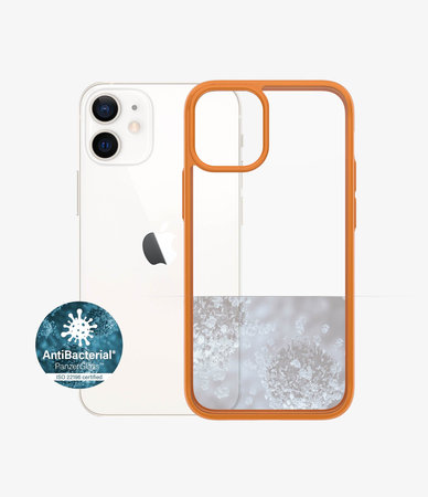 PanzerGlass - Pouzdro ClearCase AB pro iPhone 12 mini, orange
