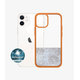 PanzerGlass - Pouzdro ClearCase AB pro iPhone 12 mini, orange