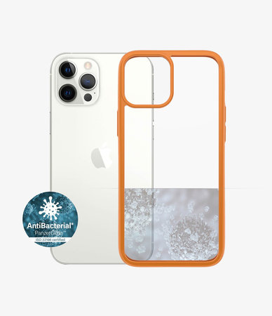 PanzerGlass - Pouzdro ClearCase AB pro iPhone 12 Pro Max, orange