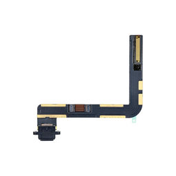Apple iPad (7th Gen 2019, 8th Gen 2020, 9th Gen 2021) - Nabíjecí Konektor + Flex Kabel (Černá)