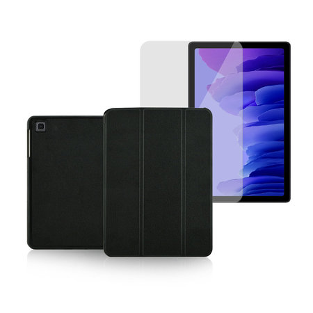 Fonex - Pouzdro Book Slim Pro + tvrzené sklo pro Samsung Galaxy Tab A7 2020, černá