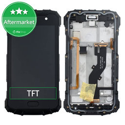 UleFone Armor 2 - LCD Displej + Dotykové Sklo + Rám (Black) TFT