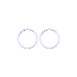 Apple iPhone 11, 12, 12 Mini - Rám Sklíčka Zadní Kamery (Purple) - 2ks