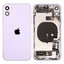 Apple iPhone 11 - Zadní Housing s Malými Díly (Purple)