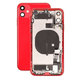 Apple iPhone 11 - Zadní Housing s Malými Díly (Red)