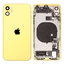 Apple iPhone 11 - Zadní Housing s Malými Díly (Yellow)