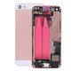 Apple iPhone SE - Zadní Housing s Malými Díly (Rose Gold)