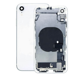 Apple iPhone XR - Zadní Housing s Malými Díly (White)