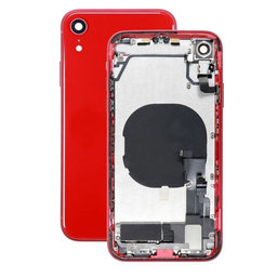 Apple iPhone XR - Zadní Housing s Malými Díly (Red)
