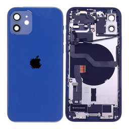 Apple iPhone 12 - Zadní Housing s Malými Díly (Blue)