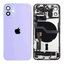 Apple iPhone 12 - Zadní Housing s Malými Díly (Purple)
