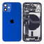 Apple iPhone 12 Mini - Zadní Housing s Malými Díly (Blue)