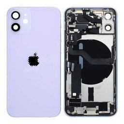 Apple iPhone 12 Mini - Zadní Housing s Malými Díly (Purple)