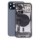 Apple iPhone 12 Pro - Zadní Housing s Malými Díly (Blue)