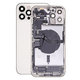 Apple iPhone 12 Pro Max - Zadní Housing s Malými Díly (Silver)