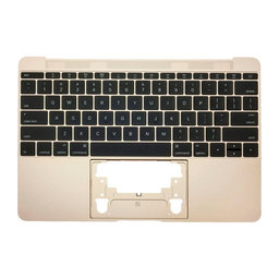 Apple MacBook 12" A1534 (Early 2015 - Mid 2017) - Horní Rám Klávesnice + Klávesnice US (Gold)