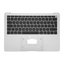 Apple MacBook Air 13" A1932 (2018 - 2019) - Horní Rám Klávesnice + Klávesnice UK (Silver)