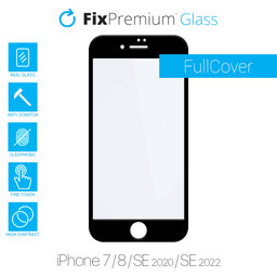 FixPremium FullCover Glass - Tvrzené sklo pro iPhone 7, 8, SE 2020 a SE 2022