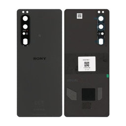 Sony Xperia 1 III - Bateriový Kryt (Black) - A5032185A Genuine Service Pack