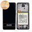 Samsung Galaxy A52s 5G A528B - LCD Displej + Dotykové Sklo + Rám + Baterie (Awesome White) - GH82-26912D, GH82-26909D Genuine Service Pack