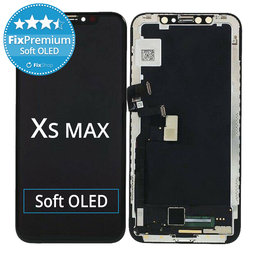 Apple iPhone XS Max - LCD Displej + Dotykové Sklo + Rám Soft OLED FixPremium