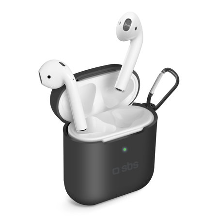 SBS - Silicon Pouzdro pro Apple AirPods 2016, AirPods 2019, černá