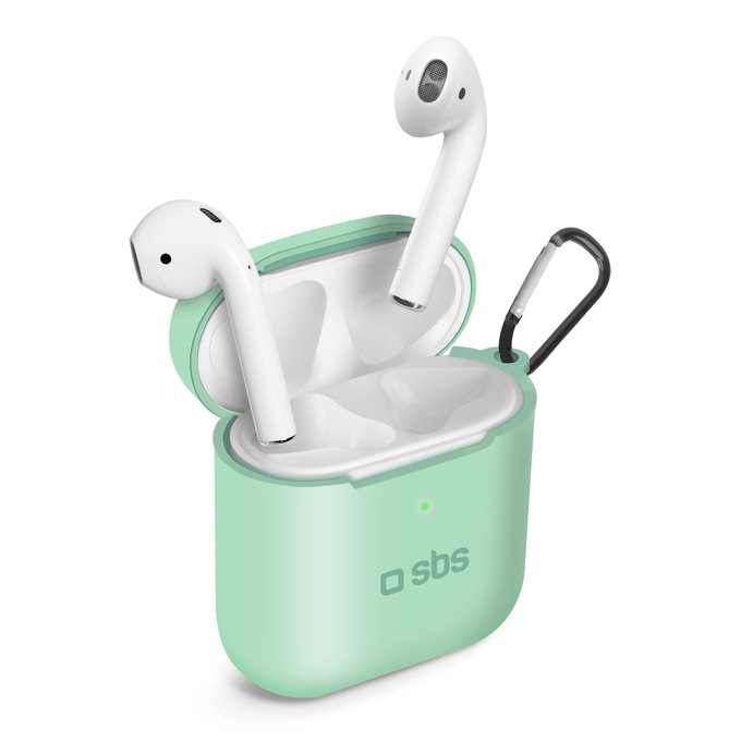 SBS - Silicon Pouzdro pro Apple AirPods 2016, AirPods 2019, zelená