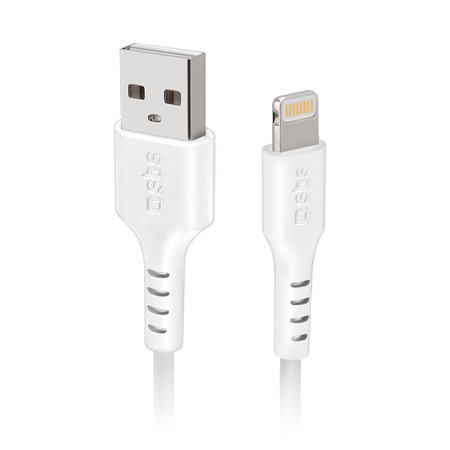 SBS - Lightning / USB Kabel (2m), bílá