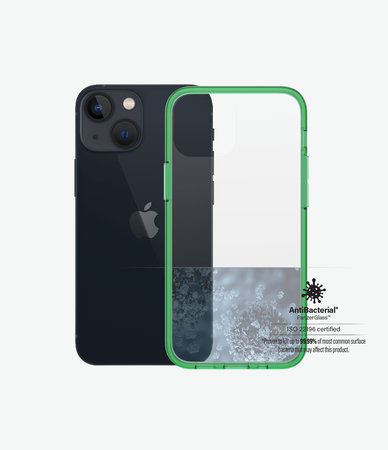 PanzerGlass - Pouzdro ClearCaseColor AB pro iPhone 13 mini, lime