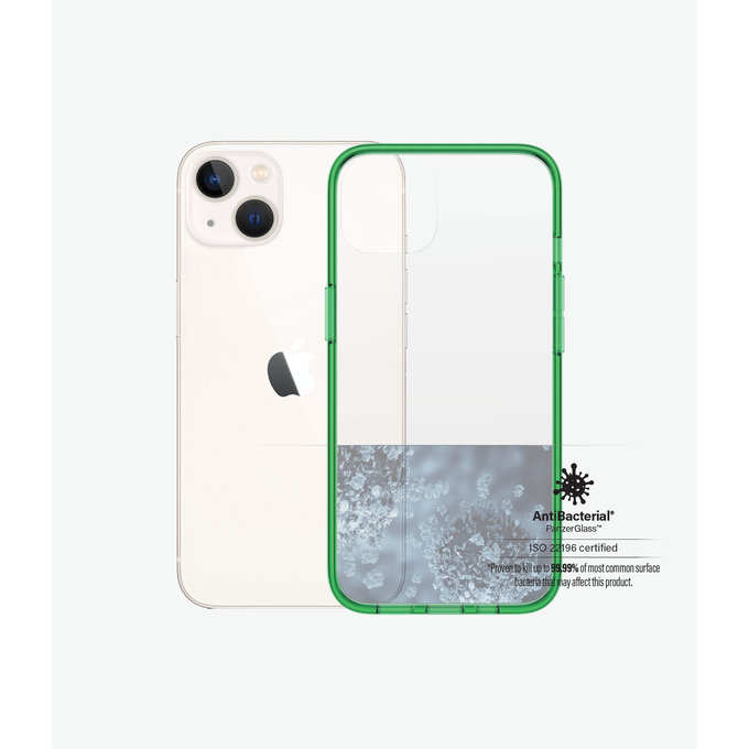 PanzerGlass - Pouzdro ClearCaseColor AB pro iPhone 13, lime
