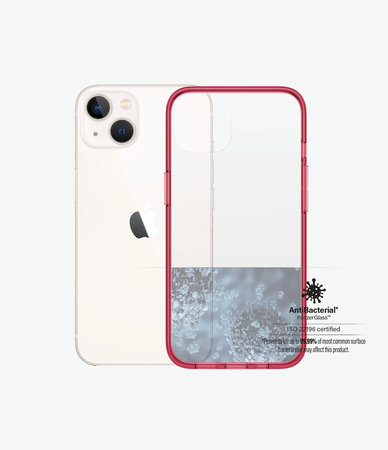 PanzerGlass - Pouzdro ClearCaseColor AB pro iPhone 13, strawberry