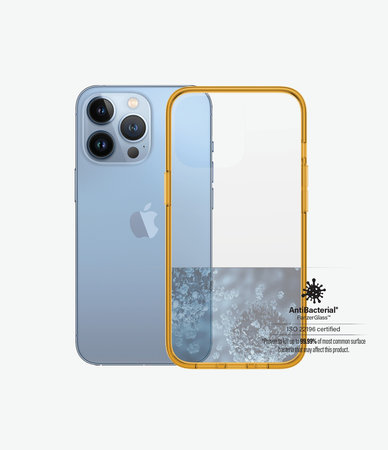 PanzerGlass - Pouzdro ClearCaseColor AB pro iPhone 13 Pro, tangerine