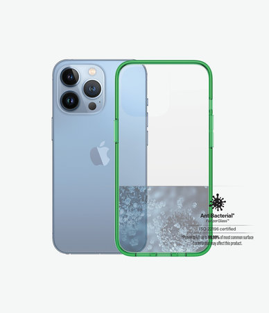 PanzerGlass - Pouzdro ClearCaseColor AB pro iPhone 13 Pro, lime