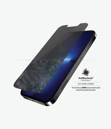 PanzerGlass - Tvrzené Sklo Standard Fit Privacy AB pro iPhone 13 Pro Max a 14 Plus, transparentná