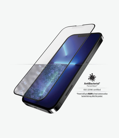 PanzerGlass - Tvrzené Sklo Case Friendly Anti-Glare AB pro iPhone 13 Pro Max a 14 Plus, černá