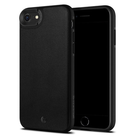 Spigen - Pouzdro Ciel Leather Brick pro iPhone SE 2020/8/7, černá