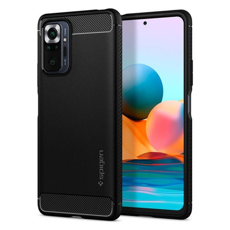 Spigen - Pouzdro Rugged Armor pro Xiaomi Redmi Note 10 Pro, černá