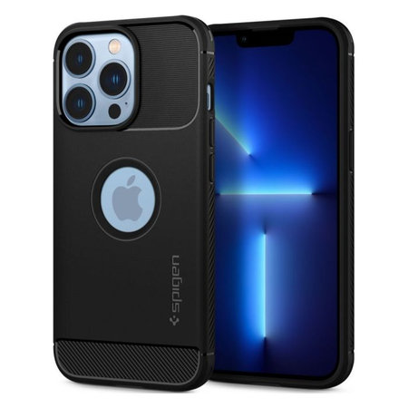 Spigen - Pouzdro Rugged Armor pro iPhone 13 Pro, černá